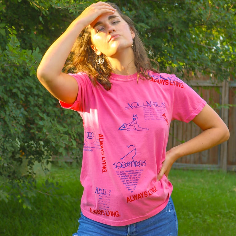ASTROLOGY ALWAYS LYING TEE Image 2