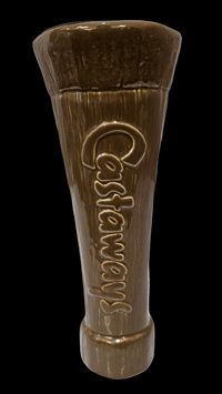 Image 4 of Katiki Castaways No.1 Tiki Mug Gloss Brown Factory Sample 1/1 FREE SHIPPING