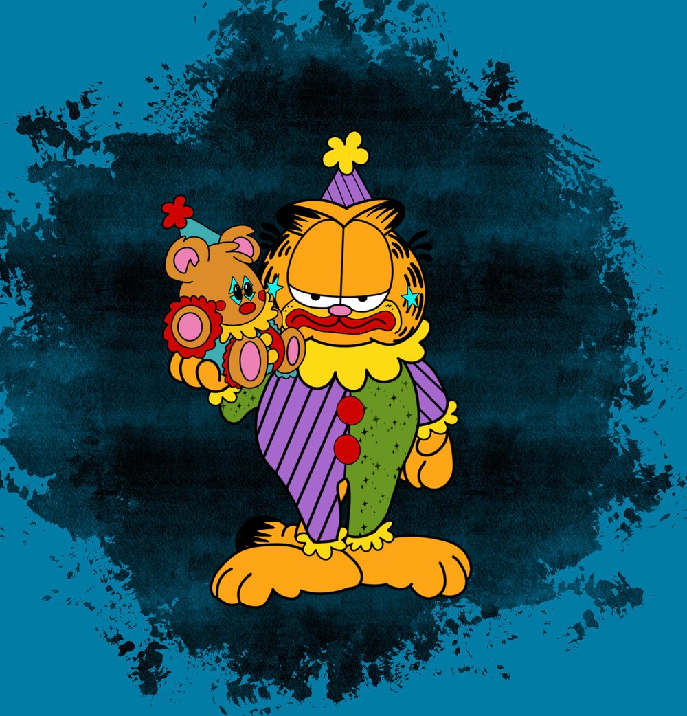 Image of Clown Garfield