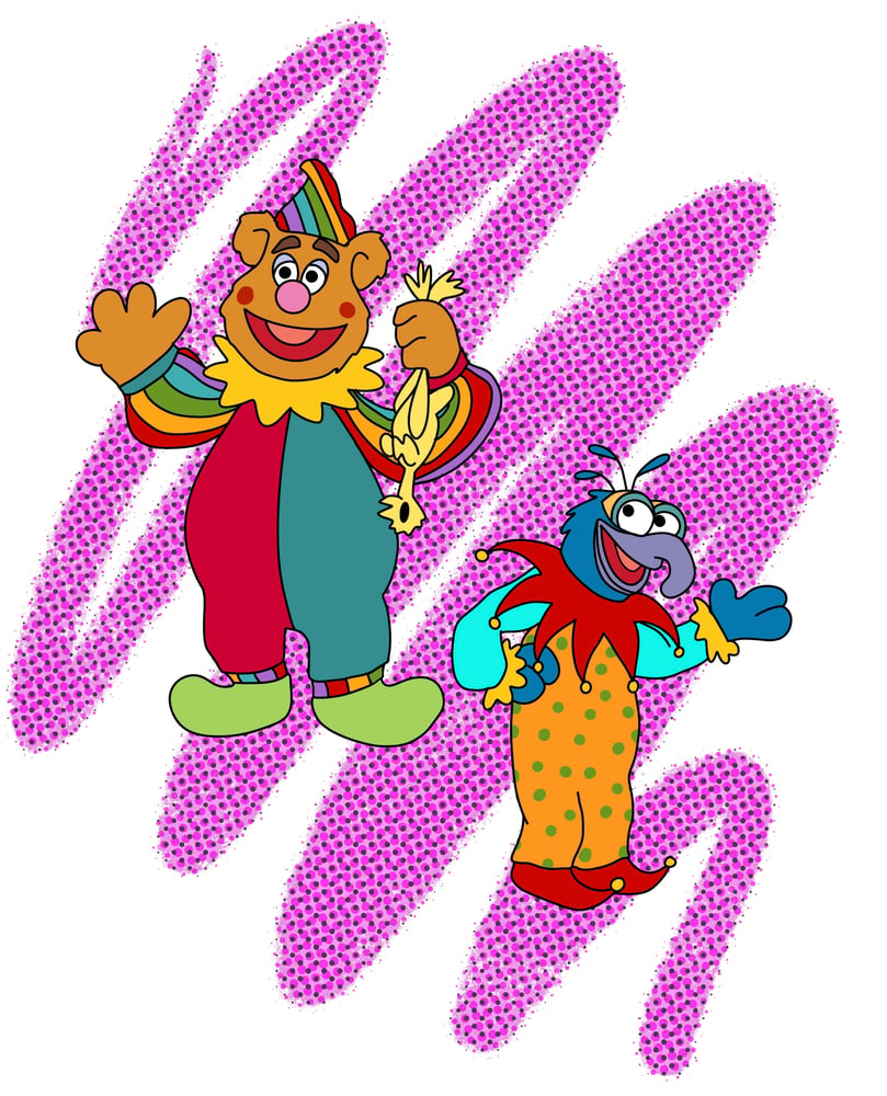 Image of Clown Gonzo and Fozzie