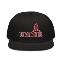 Image 5 of Cedar Hill (Red/Blck) Snapback Hat