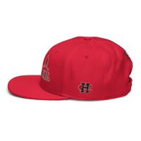 Image 4 of Cedar Hill (Red/Blck) Snapback Hat