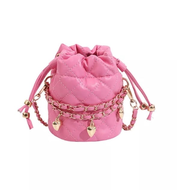 Image of Mini Charm Bucket Handbag 