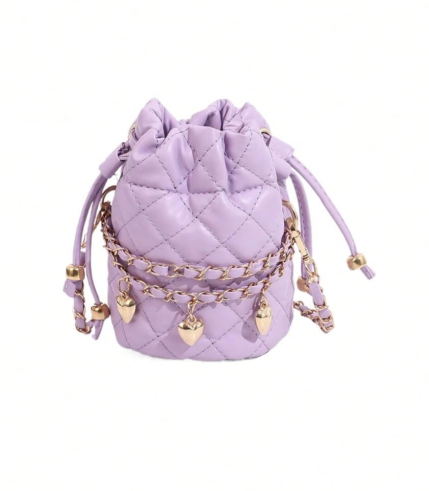 Image of Mini Charm Bucket Handbag 