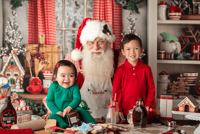 Image 5 of Nov 18th Cookies with Santa White kitchen 