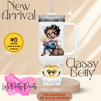 Image 2 of Personalized Betty Boop 40-ounce Tumblers