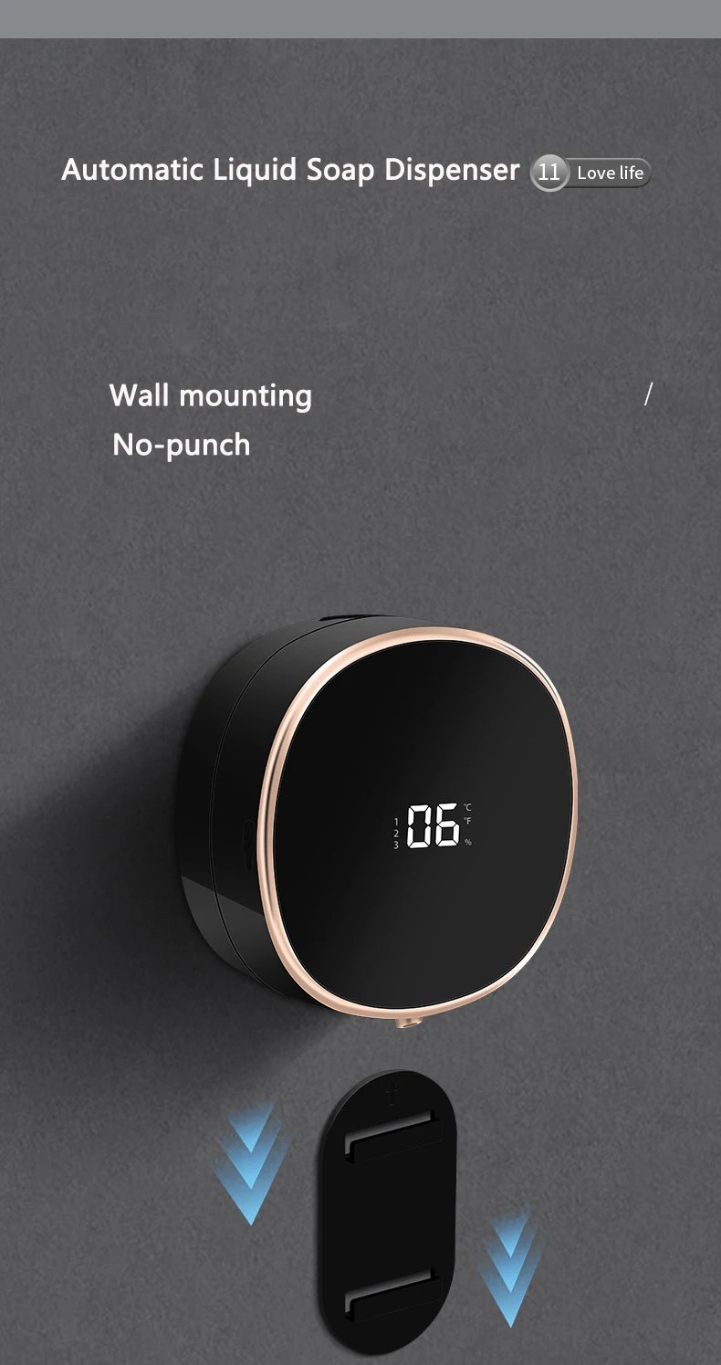 Automatic Foam Soap Dispensers For Bathroom Smart Washing Hand Machine