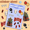 spirited away| sticker sheet