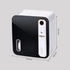 Wall Mounted Black Roll Paper Storage Rack Induction Aromatherapy Tissue Holder