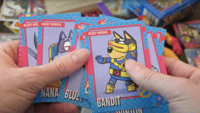Image 2 of Bluey X-Men Trading Card Set