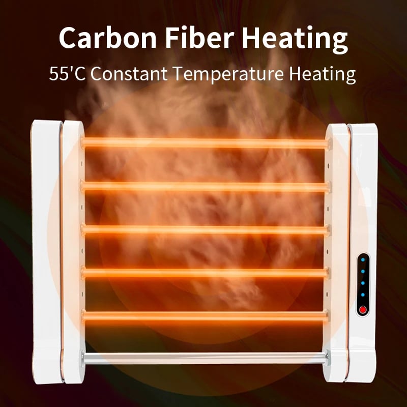 Bathroom Electric Towel Rack Smart Heated Towel Radiator with UV Lamp