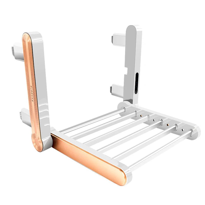 Bathroom Electric Towel Rack Smart Heated Towel Radiator with UV Lamp