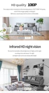 Mini Wifi IP Camera 1080P Baby Monitor Indoor Safety Security Camcorder