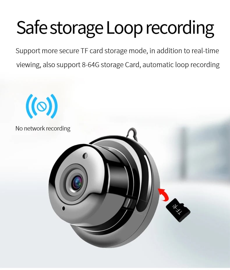 Mini Wifi IP Camera 1080P Baby Monitor Indoor Safety Security Camcorder