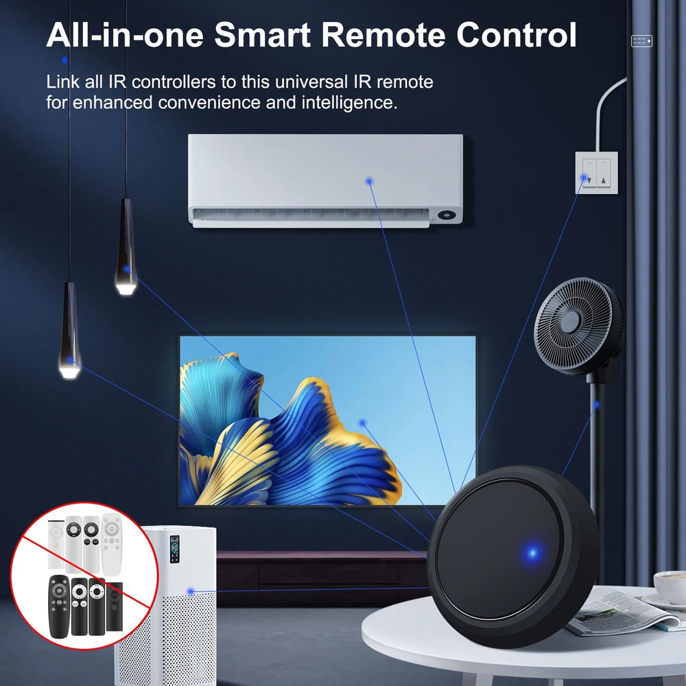 GIRIER Tuya WiFi Smart IR Remote Control Hub