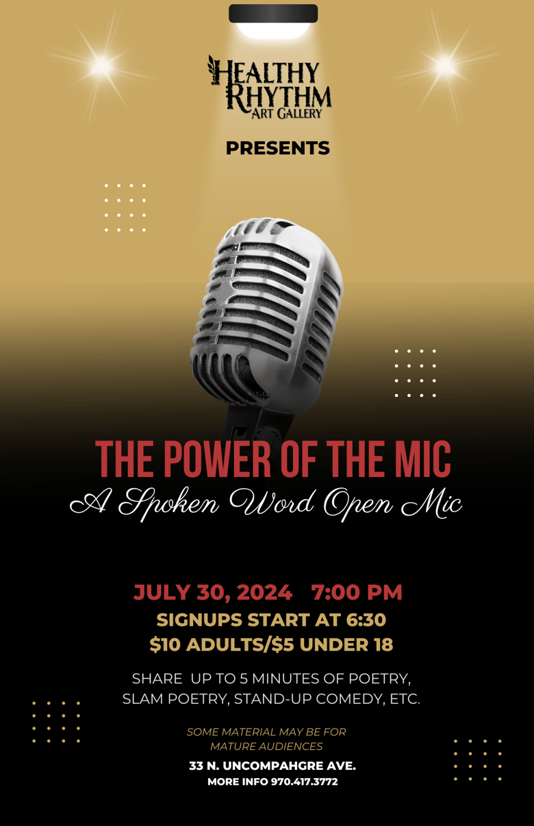 Image of HRAG Presents "THE POWER OF THE MIC" • July 30, 2024