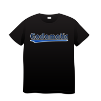 Image 2 of Green, Blue Retro Godamatic Tee