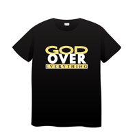 Image 3 of God over everything Light Blue, Red, Yellow