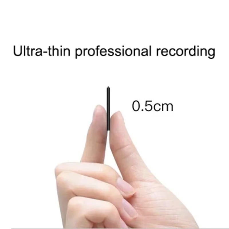 Ultra-Thin Tiny Mini Voice Recorder 8GB Sound Activated Dictaphone