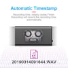 Ultra-Thin Tiny Mini Voice Recorder 8GB Sound Activated Dictaphone