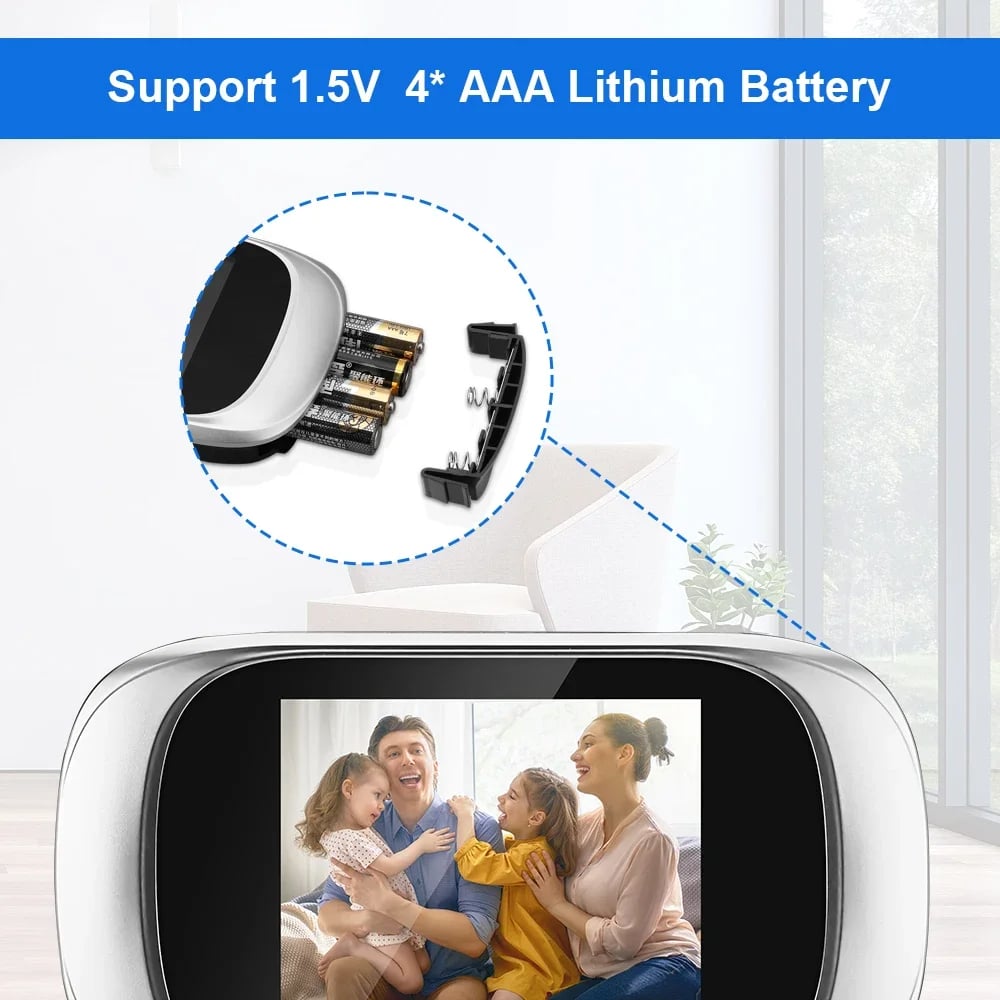 2.8 inch LCD Door Viewer Camera Night Vision Doorbell