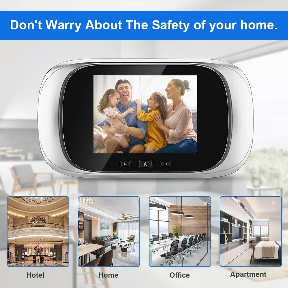 2.8 inch LCD Door Viewer Camera Night Vision Doorbell