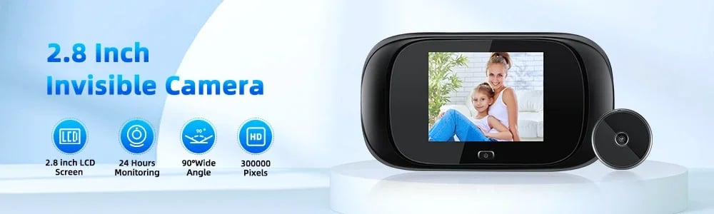 2.8 inch LCD Door Viewer Camera Night Vision Doorbell