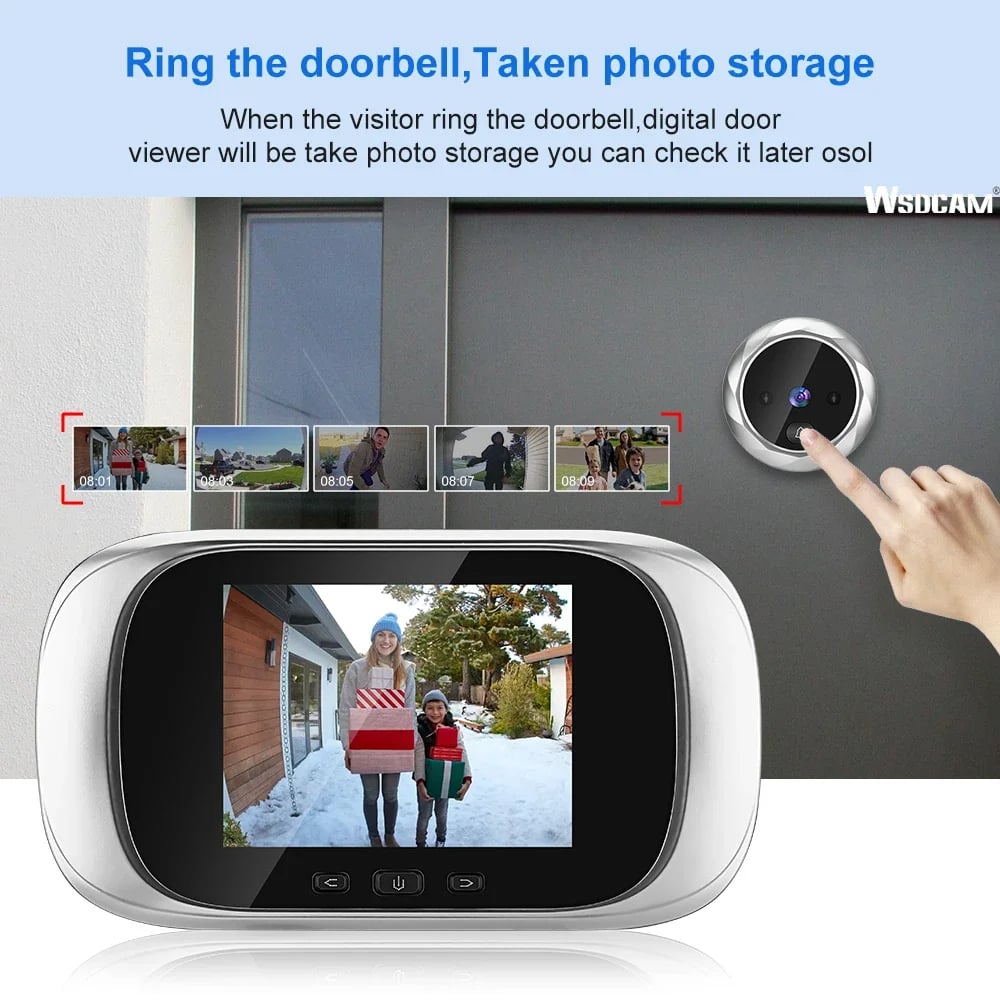 2.8 inch LCD Door Viewer Camera Night Vision Doorbell