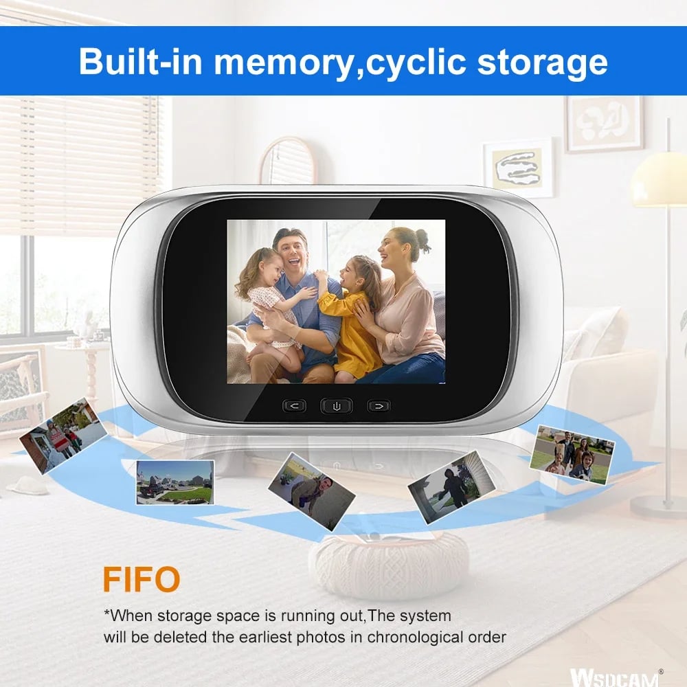 2.8 inch LCD Door Viewer Camera Night Vision Doorbell
