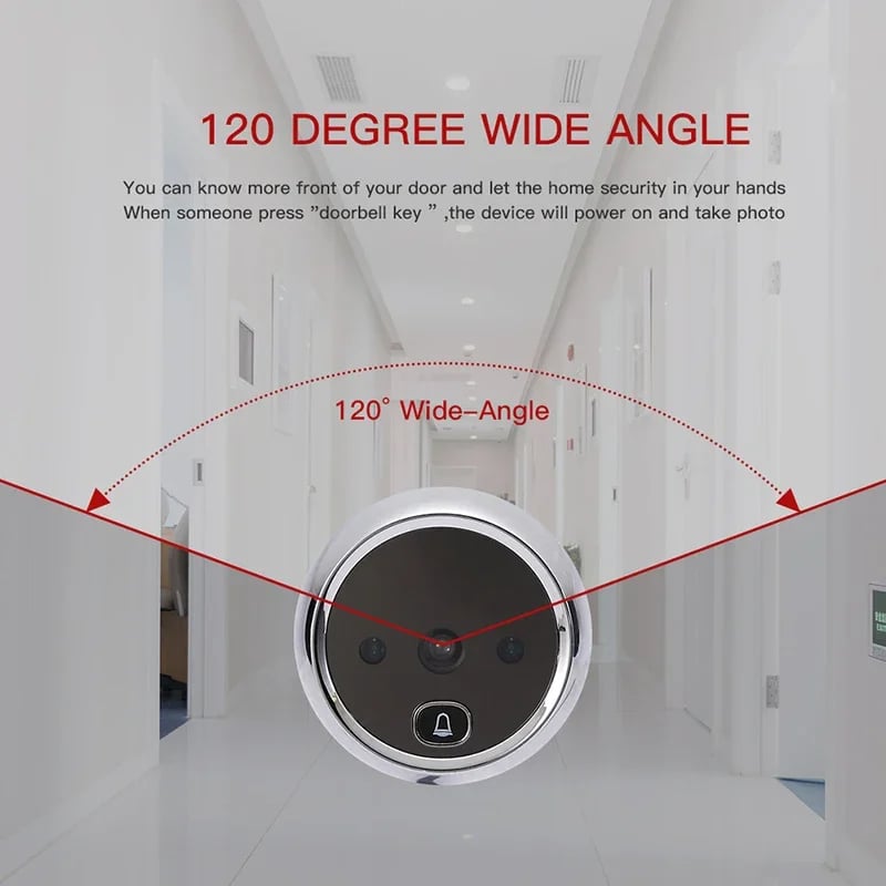 2.8 inch LCD Screen Electronic Door Viewer Bell Night Door Camera