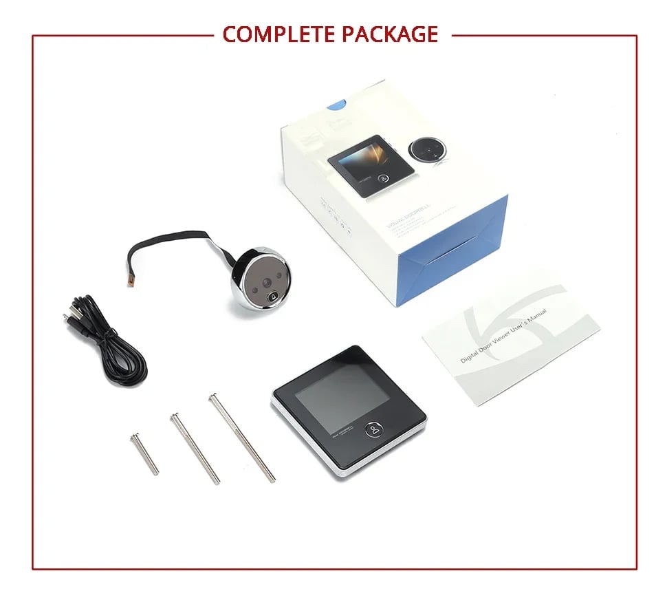 2.8 inch LCD Screen Electronic Door Viewer Bell Night Door Camera