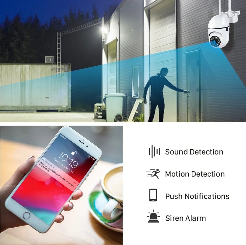 4Pcs MSL Wi-fi Surveillance Camera 1080P 5Ghz Wifi Camera Outdoor