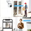 4Pcs MSL Wi-fi Surveillance Camera 1080P 5Ghz Wifi Camera Outdoor