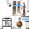 4Pcs MSL Wi-fi Surveillance Camera 1080P 5Ghz Wifi Camera Outdoor