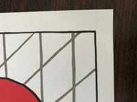 Image 2 of 1996 Pearl Jam Prague-Budapest Concert Poster - VERY RARE!