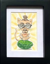 Image 1 of 'Ted Lasso Cats - Zava' 1/1 Painting | SDCC