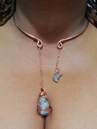 Image 2 of Affirmation Layered Collarette & Chain