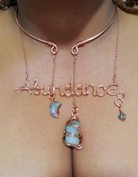 Image 1 of Affirmation Layered Collarette & Chain