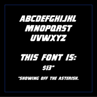 Image 2 of 95 MPH Font