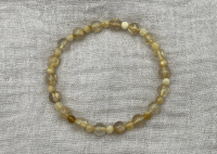 Image 2 of Gold Rutile Quartz - Yellow Opal Crystal Gemstone Bracelet