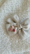 Little Roses Embroidery bow