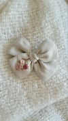 Little Roses Embroidery bow