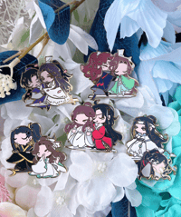 Image 5 of [Restock] Danmei Sword Flying Series (SVSSS, MDZS, TGCF 2HA) - Enamel Pins