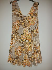 Yellow/orange Floral swing top