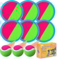 Kids Toys - Outdoor Games, Beach Toys, Toss and Catch Ball Set