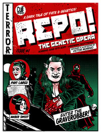 Image 2 of REPO! THE GENETIC OPERA - 18 x 24 - Limited Edition Screenprinted Movie Poster