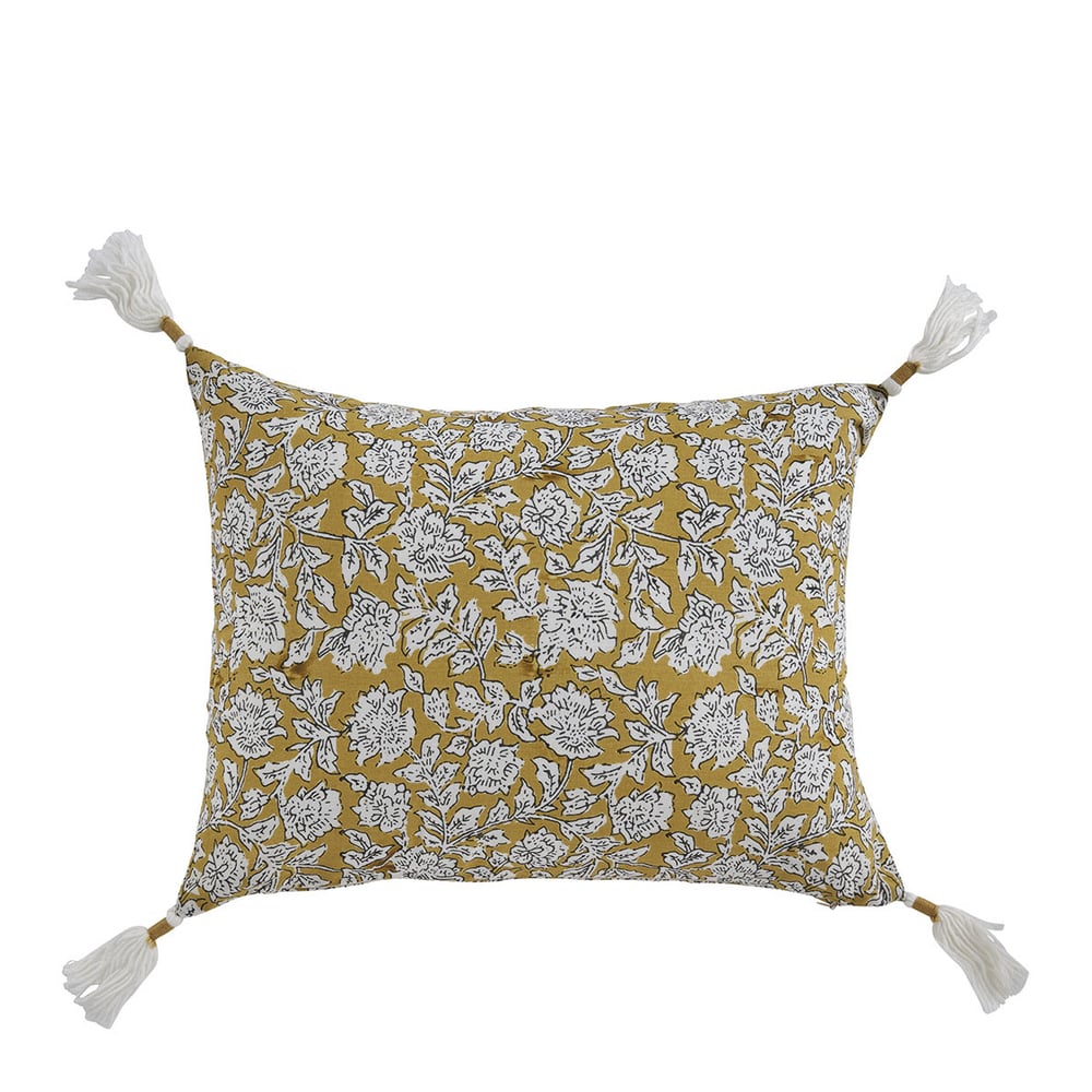 Image of Mini Coussin EDEN Safran 30 x 40 cm  