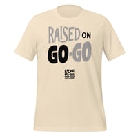 Image 1 of LOVEDCGOGO "RAISED ON GOGO - KINGS" Unisex Tee (see color options)