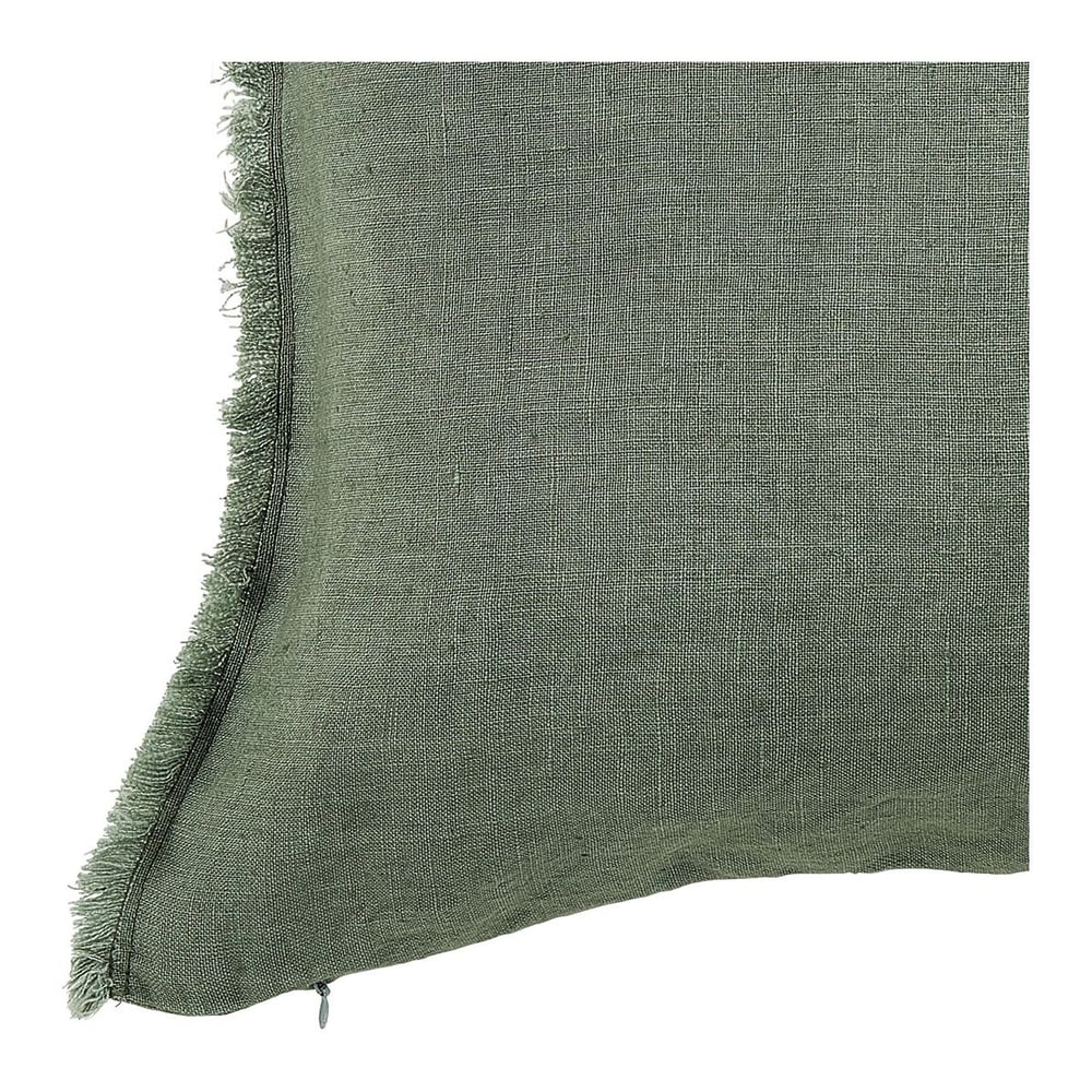 Image of Coussin CHLOÉ en lin lavé - Céladon - 40 x 60 cm