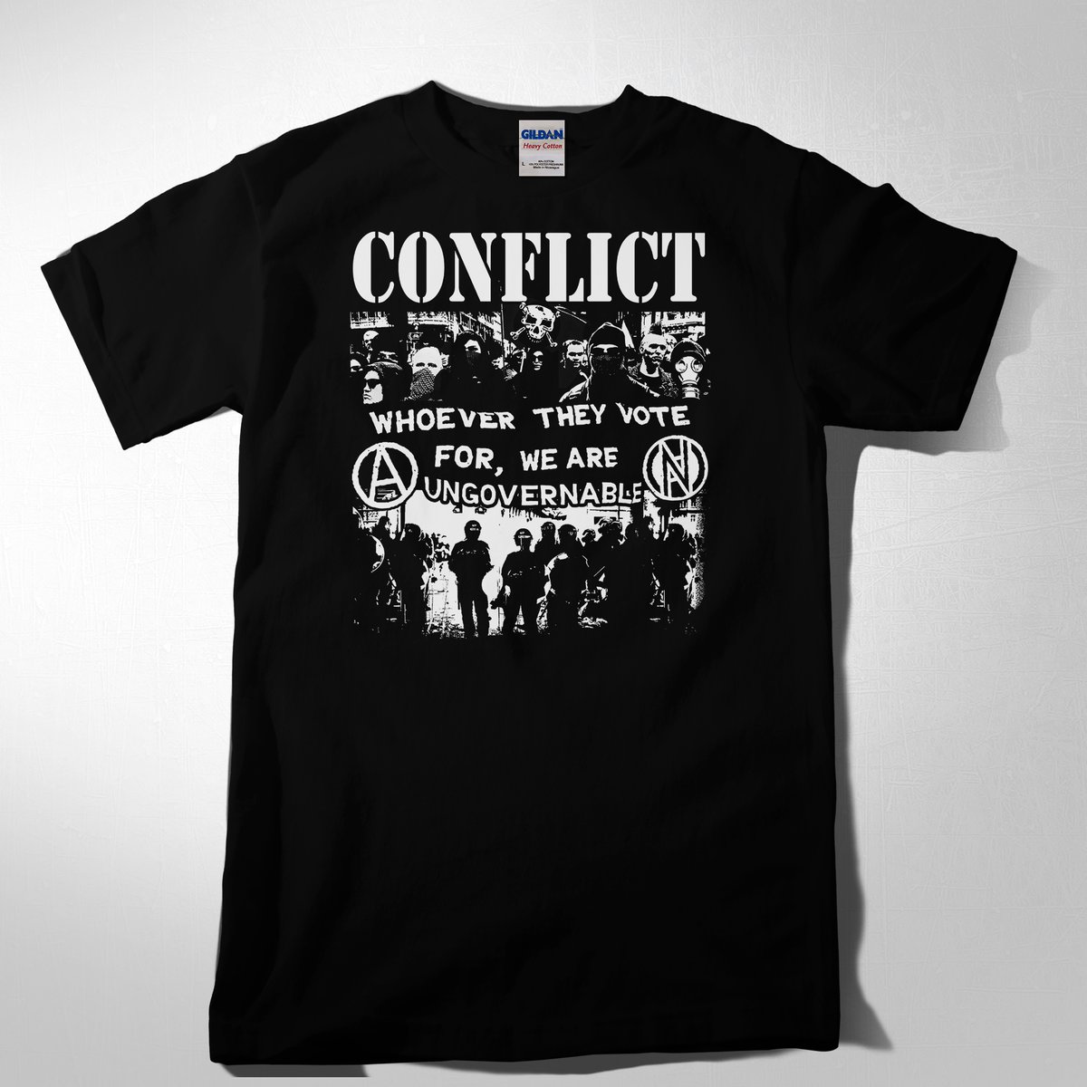 Image of CONFLICT - We are Ungovernable Tshirt